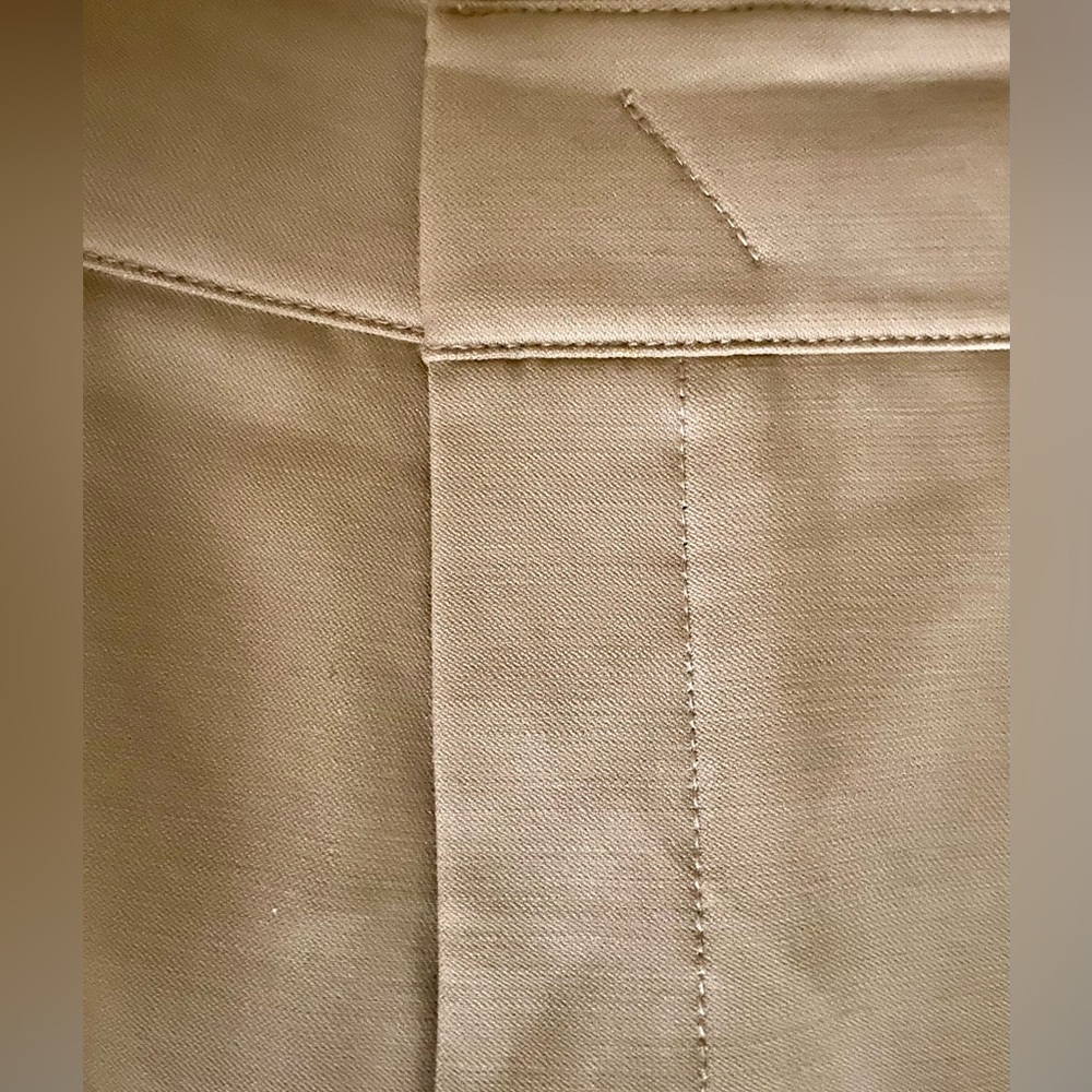 Vince Wool|Italy stretch Tan Wide-Leg cropped high waisted Pants size 8 - Picture 4 of 11